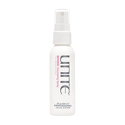 UNITE Hair â€“ BOOSTA Volumizing Spray â€“ Travel-Size Heat-Activated Root Lifting Spray for Weightless Volume & Flexible Hold â€“ UV & Thermal Protection â€“ 2 Fl Oz - Image 1