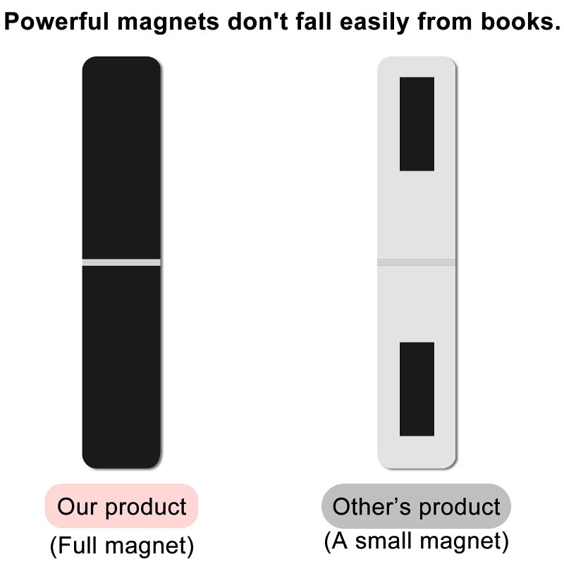 Joyberg 15 Pieces Bookmarks, Magnetic Bookmarks for Women, Page Markers for Students Teachers Reading (Floral Style) - Image 3