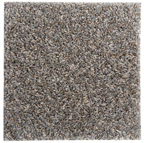 SMART SQUARES THE SIMPLE FLOORING SOLUTION Smart Squares in A Snap 18” x 18” Residential Soft Carpet Tile, Peel and Stick, Easy DIY Installation, Seamless Appearance, Made in USA (388 Stonehenge, 10 Tiles - 22.5 Sq Ft) - Image 1