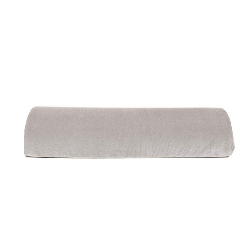 PumPum Orthopaedic Half Moon Multi-use Knee, Leg & Back Support Pillow for Pain Relief with Washable Hypoallergenic Cover - 28" Inch, Grey - Image 2