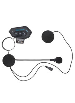 Generic Bluetooth Wireless On-Ear Helmet Headphone With Microphone Black  - Image 2