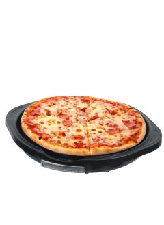 Home Pizza Machine Power: 1200 W -220 V - 50 Hz. Thanks to the Pizza Home machine, you can get a delicious pizza in a healthy matter of minutes. The temperature can be controlled by tromstat. You can store them easily in your home due to their small size and contain rubber feet to prevent slipping.  - Image 2