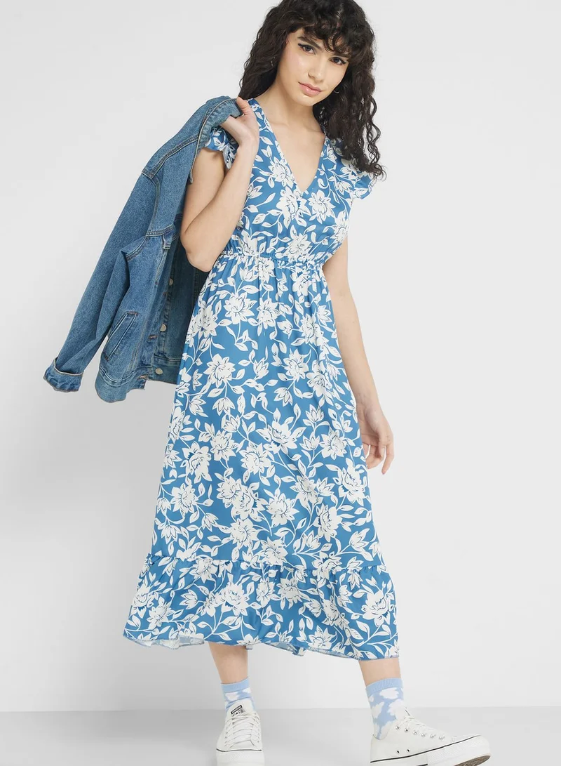 Urban Minx Urban Minx Floral Printed Dress