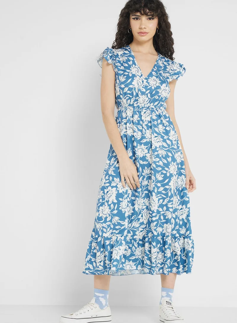 Urban Minx Urban Minx Floral Printed Dress