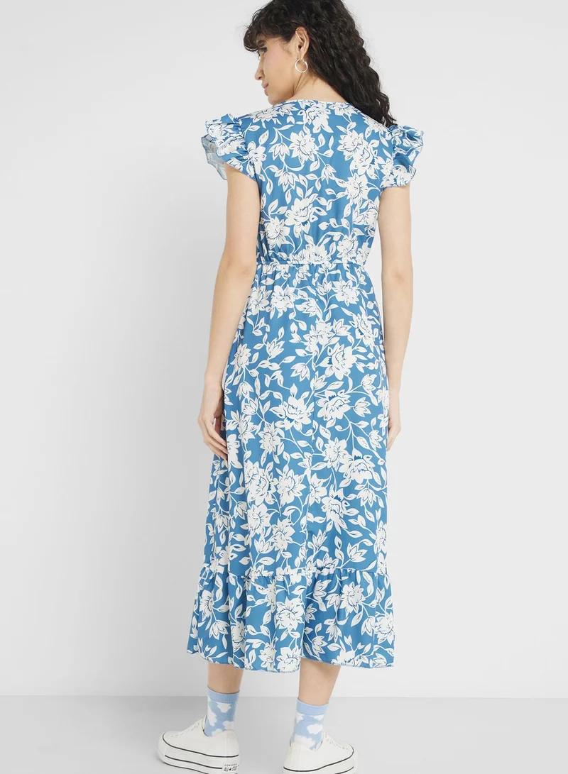Urban Minx Urban Minx Floral Printed Dress