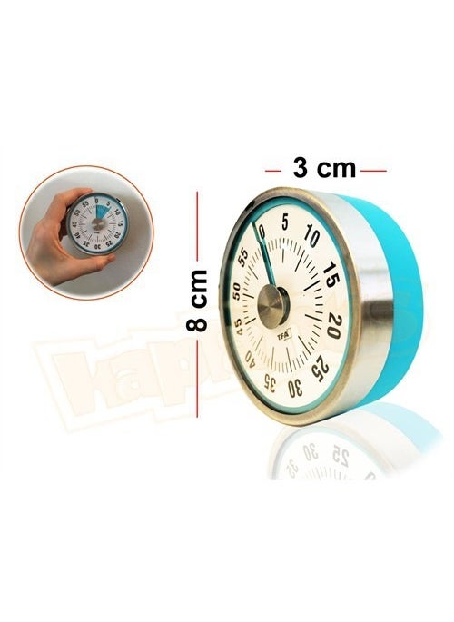 TFA Puck Kitchen Timer Turquoise  - Image 3