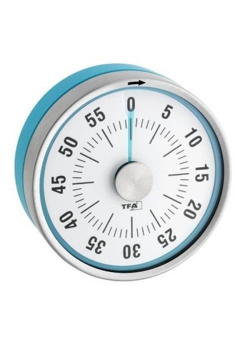TFA Puck Kitchen Timer Turquoise  - Image 1