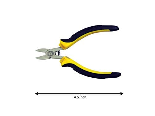 Jon Bhandari Tools 4.5 Inch Diagonal Cutting Plier Mini | Heavy Duty Wire Cutter with Comfort Grip for Wires, Cables & Soft Metal for Electrical, DIY & Home Use - Image 4
