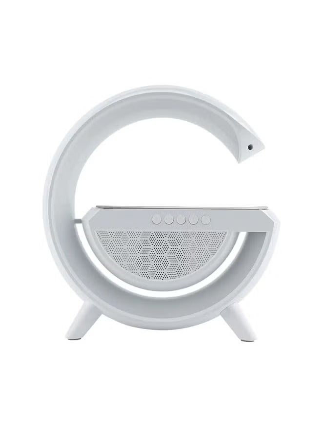 Bluetooth Speaker Led Smart BlueTooth Sound Atmosphere Lamp G-shaped Wireless Charger With Clock Night Light Sunrise - Image 2