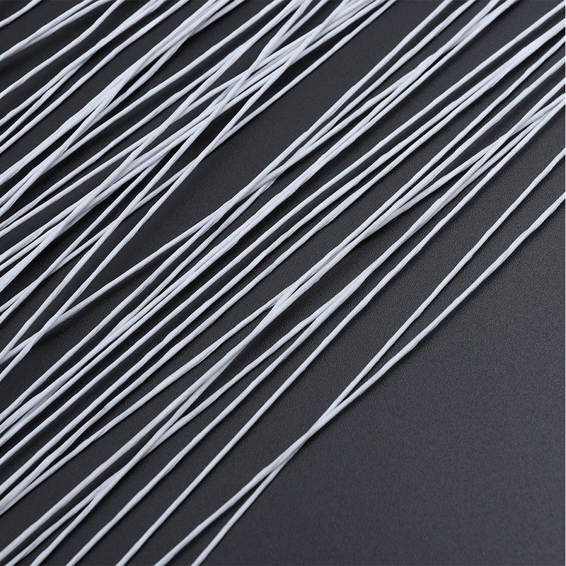 400 PCS 40cm Artificial Flower Iron Wire Stem Handmade Simulation Floral Arrangement Supplies for DIY Craft (White) - Image 3