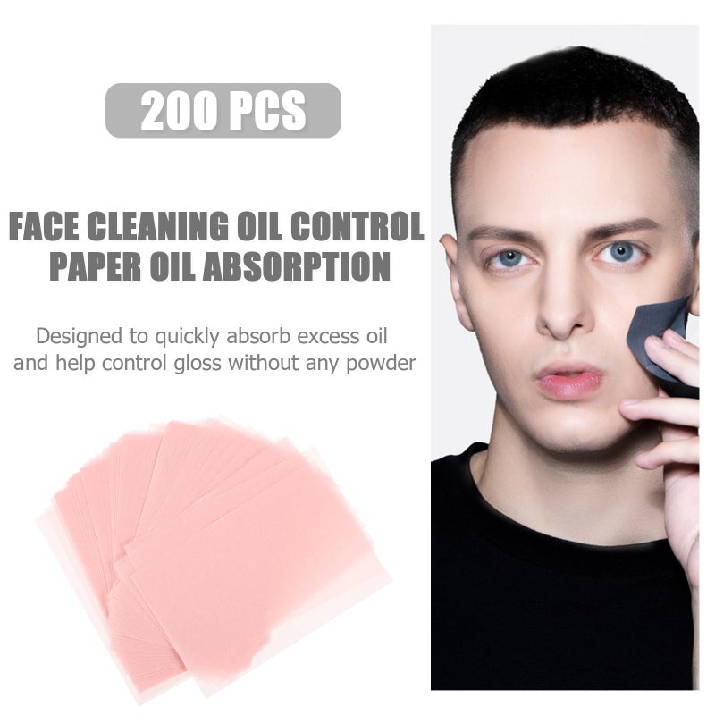 Natural Hemp Fiber Oil Absorbing Paper Sheets 200pcs Pink For Oily Skin Face Oil Control - Image 4