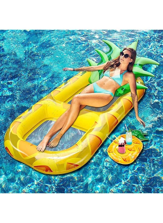 Pool Floats Adult Size, Inflatable Pool Float for Swimming Pool Accessories,Pool Lounger Sofa Portable Floating Water Hammock Swimming Pool Chair for Outdoor, Beach - Image 1