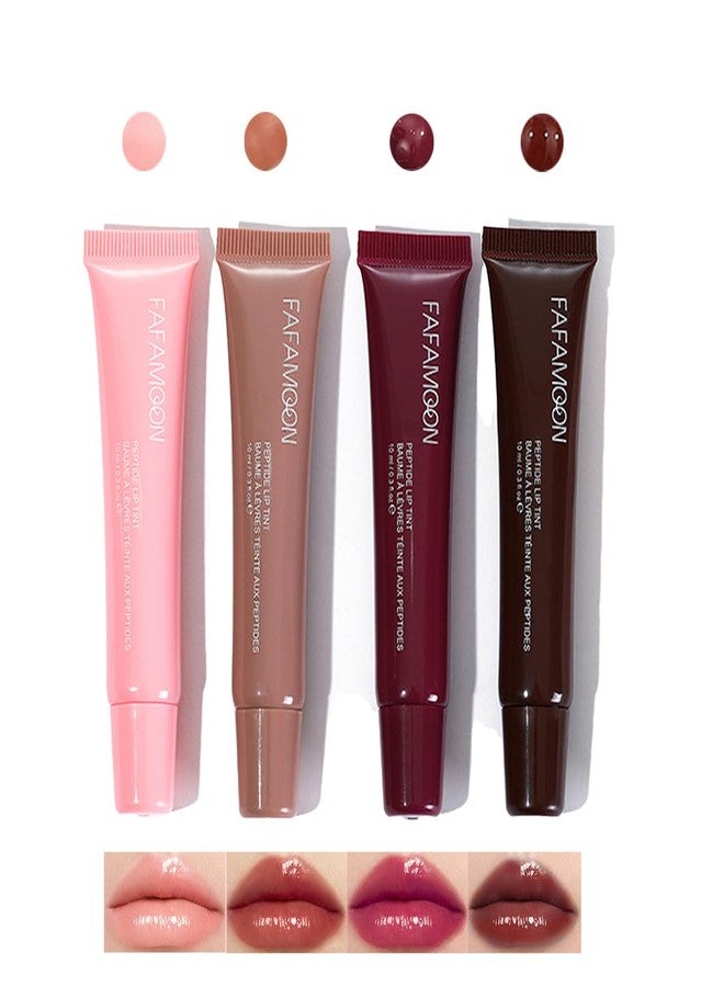Baorder 4 Colors Hydrating Lip Gloss Set,Glitter Glossy Plumping Lip Glow Oil,High Shine Glass Finish Lip Jam,Shiny Jelly Liquid Lipstick For Women And Girls - Image 1