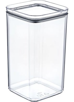 Boz House Set of 3 1.5l Square Vacuum Container Dry Food Legume Storage Triple Airtight Container  - Image 2
