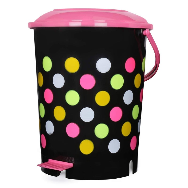 AIR O MATIC AIR O MATIC New Modern Lightweight Pedal Dustbin for Home and Office 12 LTR PINK  - Image 1