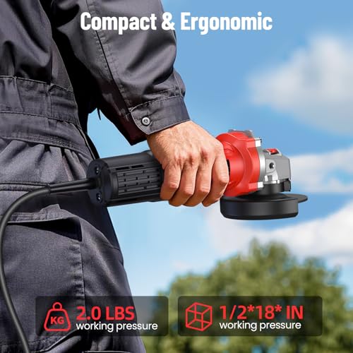 Avhrit Angle Grinder 10 Amp, 4-1/2 inch Power Angle Grinder Tools with 13000 RPM, 1200W Small Angle Grinder for Cutting, Grinding, Polishing - Image 3