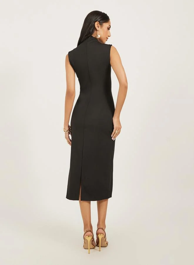 Styli Sleeveless Sheath Dress
