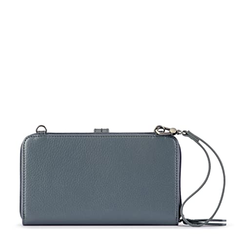 Sakroots Large Smartphone Crossbody in Canvas, Detachable Wristlet Strap, Tobacco Batik World Woven - Image 4