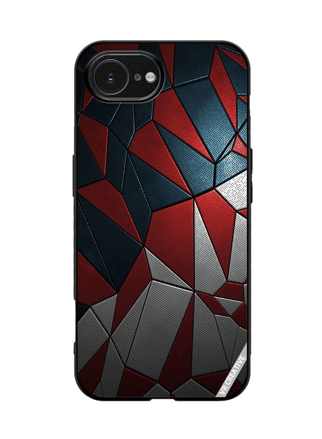 Protective Case Cover For Apple iPhone 16e Abstract Design Multicolour