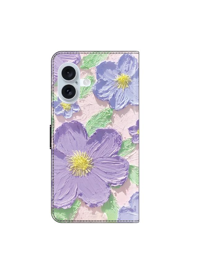 اس-توب جراب هاتف iPhone 16 مصنوع من الجلد المطلي حديثًا - Image 3