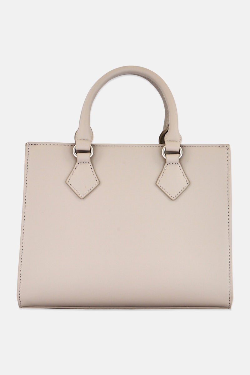 Kathy Ireland Women Brand Logo Handbag, Grey - Image 3