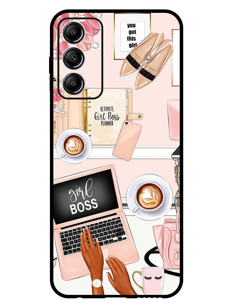 Theodor Protective Case Anti Scratch Shock Proof Bumper Cover For Samsung Galaxy A55 Girl Boss Item - Image 1