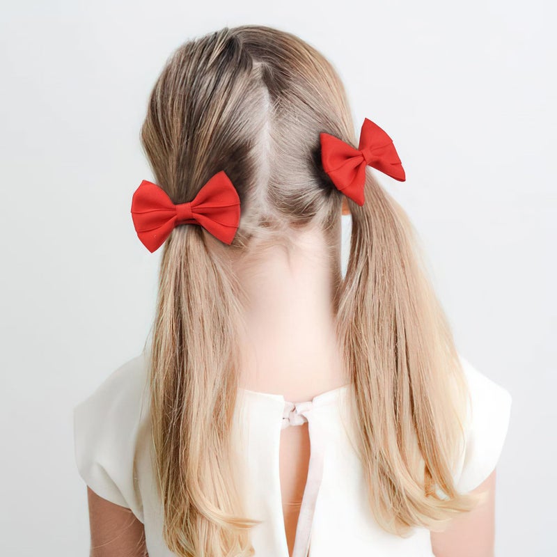 Ayesha Hair Accessories - Ribbon Bows, Hair Ties, Rubber Bands, Pigtail Ponytail Bows for Girls, 14pcs - Image 4