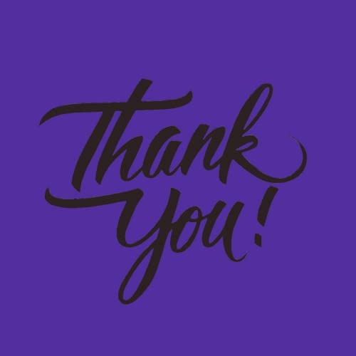 Infinite Pack 100Pcs Thank You Merchandise Bags, Extra Thick 2.35Mil 12"x15" Purple Retail Plastic Shopping Bags for Small Business Stores Boutique Clothes, Reusable Gift Bags Plastic Bags with Handle - Image 4
