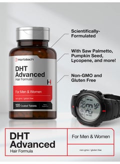 Horbäach Horbäach - DHT Advanced Hair Formula | 120 Tablets | Non-GMO and Gluten Free Hair Formula Blend with Saw Palmetto, Kudzu, and Fo-Ti  - Image 3