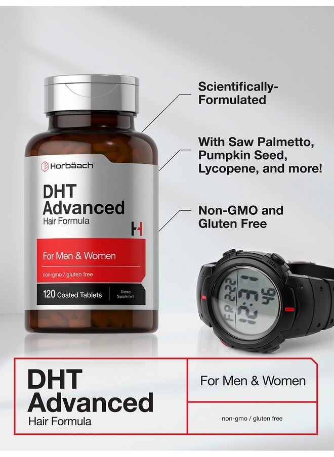 Horbäach Horbäach - DHT Advanced Hair Formula | 120 Tablets | Non-GMO and Gluten Free Hair Formula Blend with Saw Palmetto, Kudzu, and Fo-Ti  - Image 3