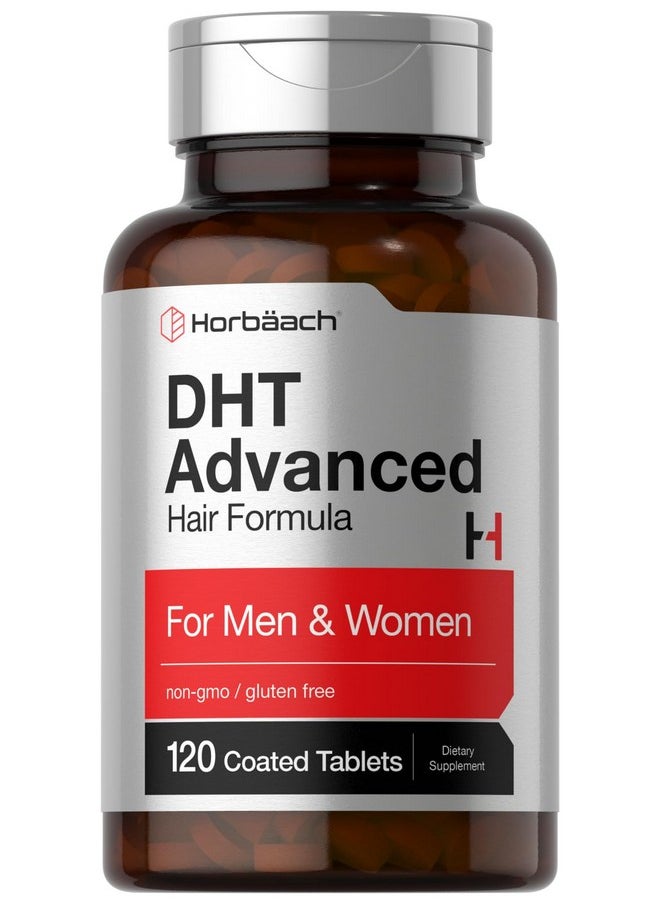Horbäach Horbäach - DHT Advanced Hair Formula | 120 Tablets | Non-GMO and Gluten Free Hair Formula Blend with Saw Palmetto, Kudzu, and Fo-Ti  - Image 1