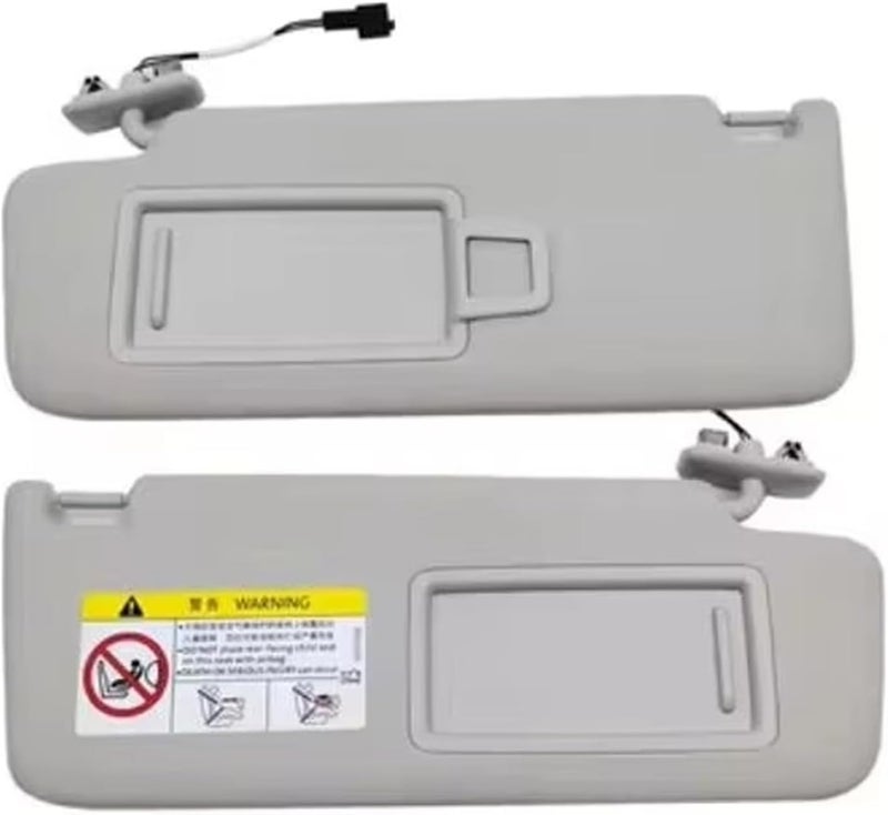 Car Sun Visor Assembly for VW for Polo 2011 2012 2013 2014 2015 2016 2017 MK5 6R 6C Sedan Hatchback Interior Sunvisor with Mirror Front Visor Assembly Car Sun Visor Replacement - Image 3