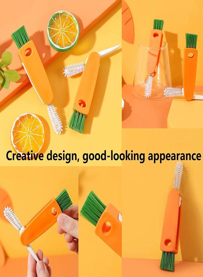 TASKHOUSE Multifunctional Cleaning Brush Cup 3 in 1 Cup Lid Crevice for Different Clean Items Tea Cups Bottles (1 Piece) - Image 2