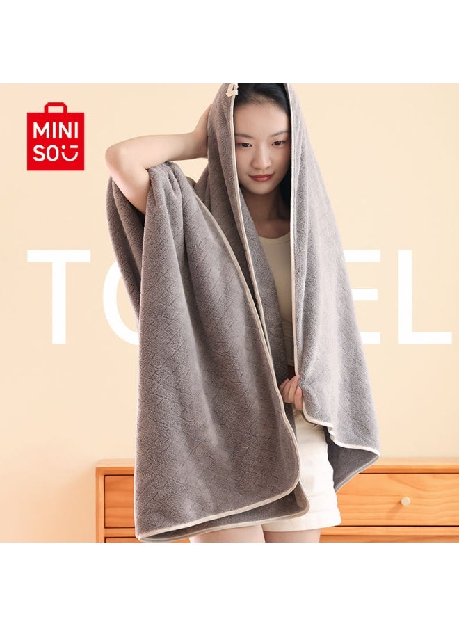 Miniso English: MINISO Grade 7A Antibacterial Bath Towel – Soft Cotton, Strong Water Absorption, 140×70cm - Image 3