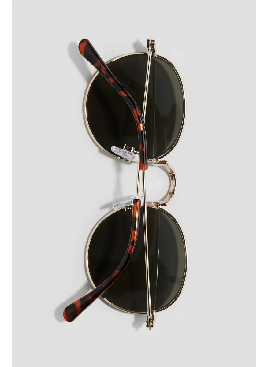 اتش اند ام Round Sunglasses