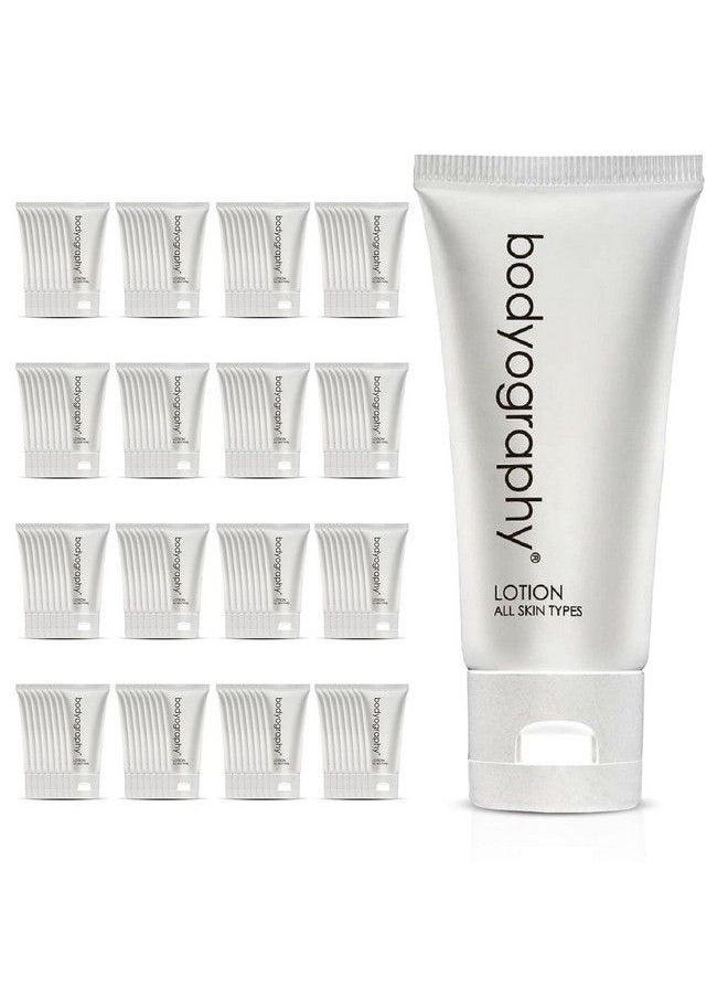 world amenities Bodyography Blanc Bulk Hand And Body Lotion : 50 Count 14Oz : Vanilla White Tea Mini Travel Size Toiletries (100% Recyclable Tube With Flip Top Cap) Hotel Amenities Suitable For All Skin Types  - Image 1