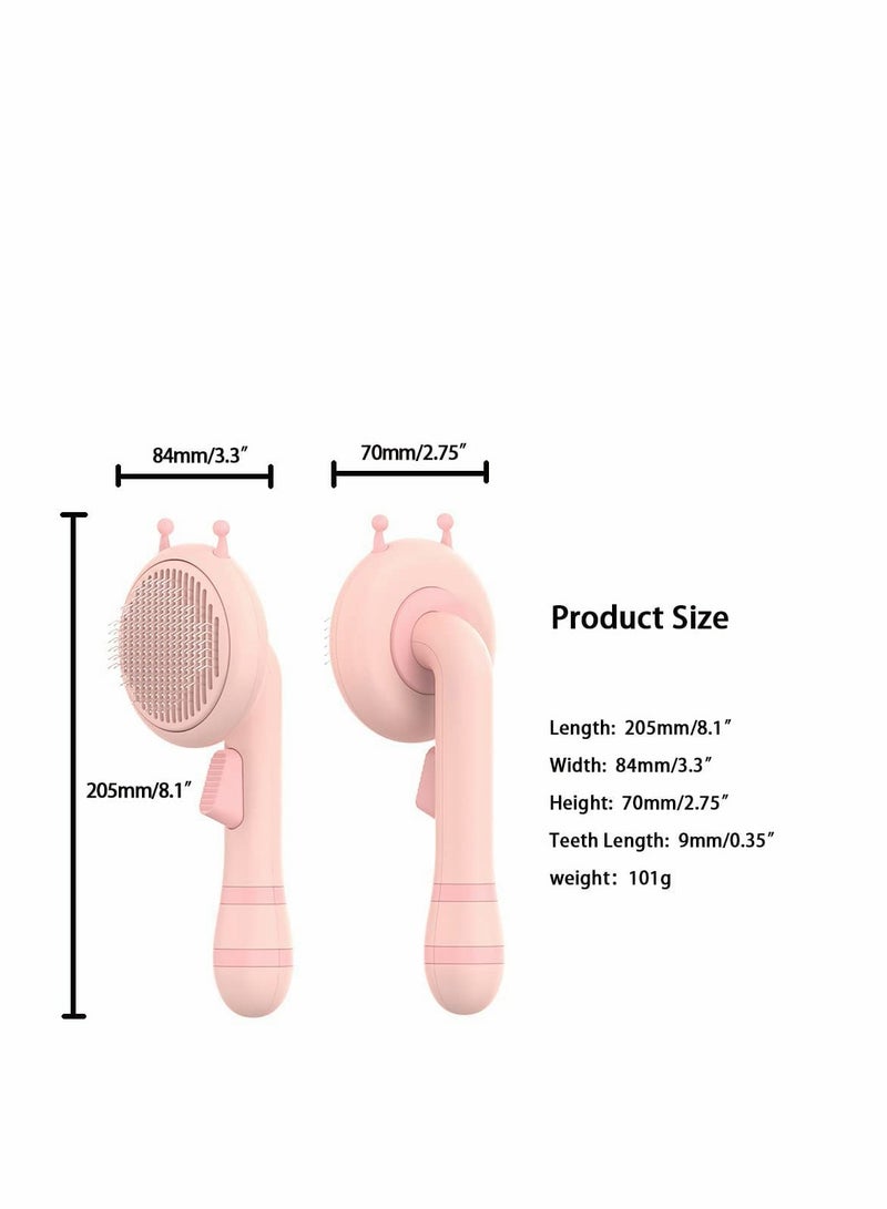 Excefore Pet Comb In Addition To Floating Hair Comb One Key Fading Self Cleaning Comb - Image 3