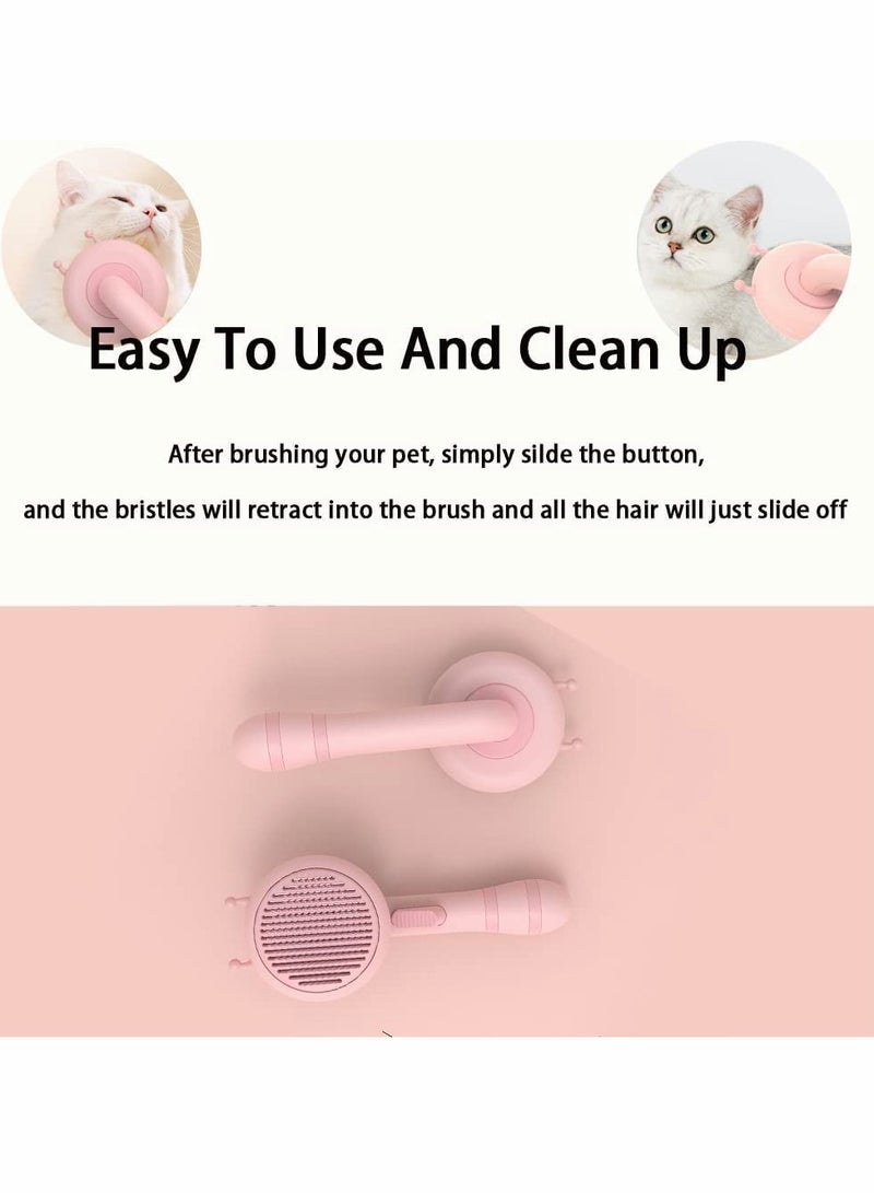 Excefore Pet Comb In Addition To Floating Hair Comb One Key Fading Self Cleaning Comb - Image 2