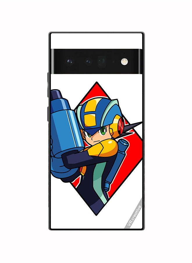 VR CREATIVE - Protective Case Cover For Google Pixel 6a Mini Fireman Exe Design Multicolour - Image 1