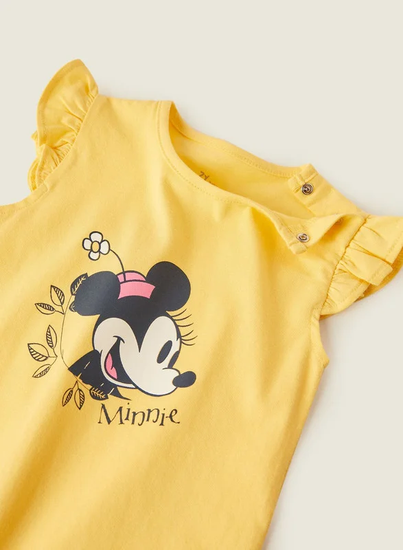 Zippy Romper Pyjamas for Baby Girls 'Nature Minnie', Yellow