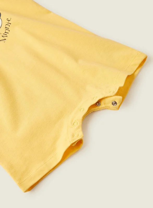 Zippy Romper Pyjamas for Baby Girls 'Nature Minnie', Yellow