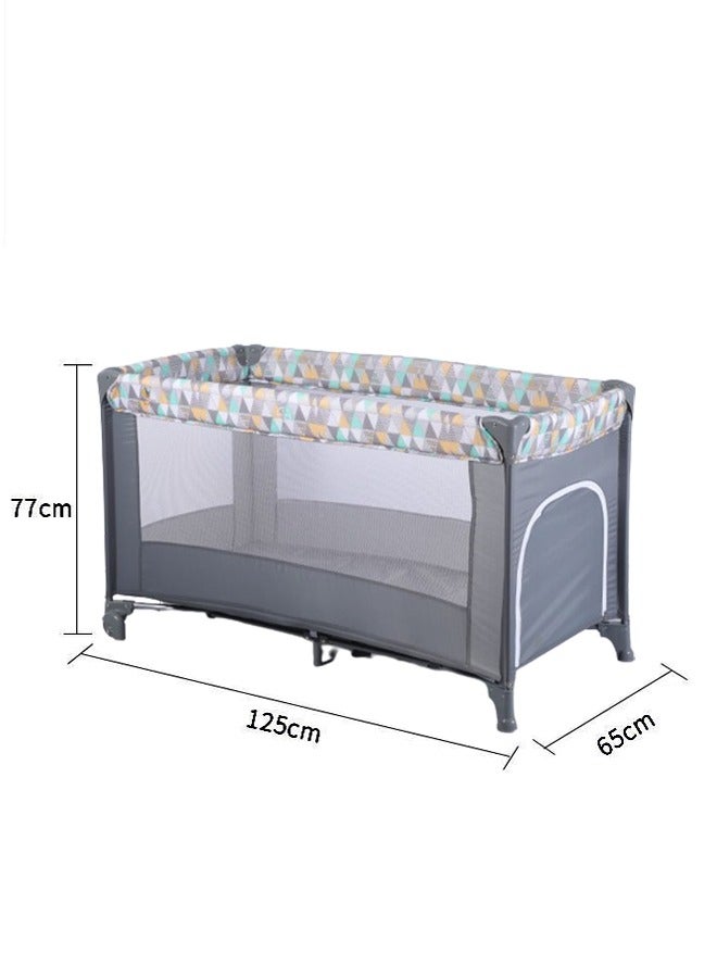 ZCM-HAPPY Multifunctional Portable Folding Crib And Playbed Ideal For Newborns And Toddlers With Travel Carry Bag - Image 2