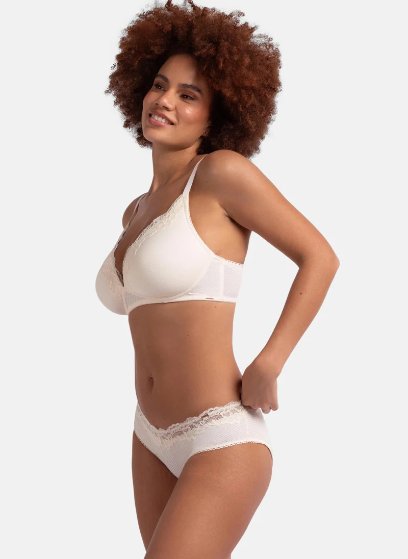 Dorina Lace Detail Plunge Neck Bra