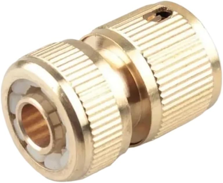 6 قطع من وصلات خرطوم النحاس سريعة التوصيل عالية الضغط لري وتنظيف الحدائق - Image 2