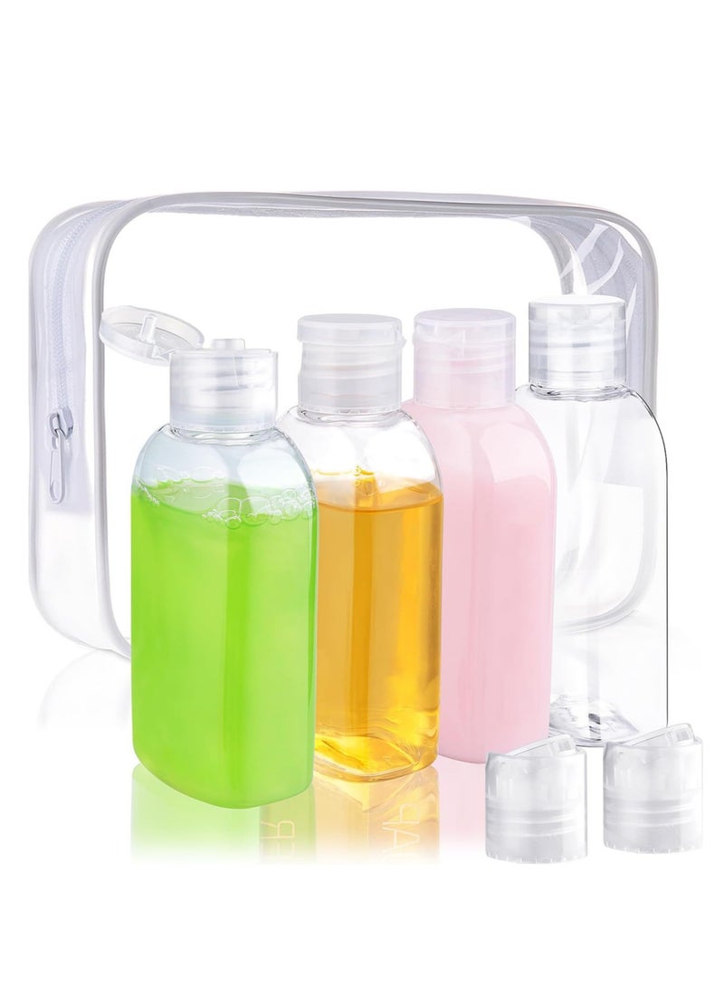 general Leakproof Squeeze Bottles Travel Kit - 4pc 3.4 oz TSA Approved for Shampoo, Conditioner and Toiletries - Image 1