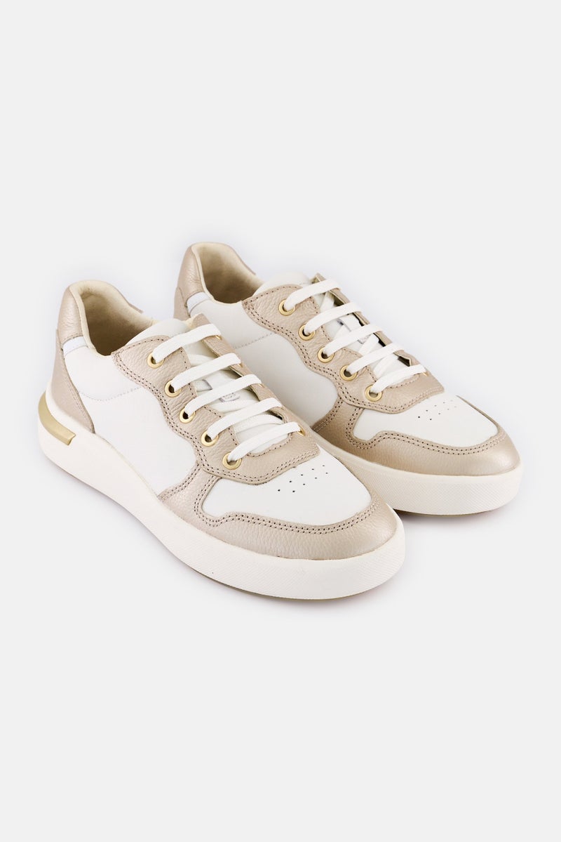 GEOX Women D Dalyaa Lace Up Casual Shoes, Multicolor - Image 1