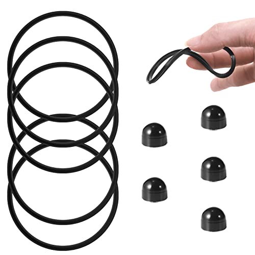MLKSI Seal Replacement and Rubber Stopper for Contigo Snapseal Coffee Travel Mug, 10 Pack Silicone Sealing Ring Stopper Lid, 5* Seal and 5* Stopper (SET55) - Image 1