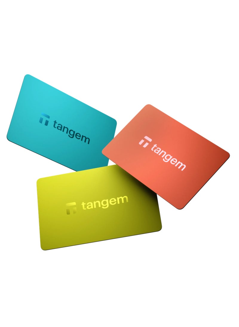 tangem Tangem Crypto Hardware Wallet 2.0 - Vivid (Pack of 3 Cards) - Image 1