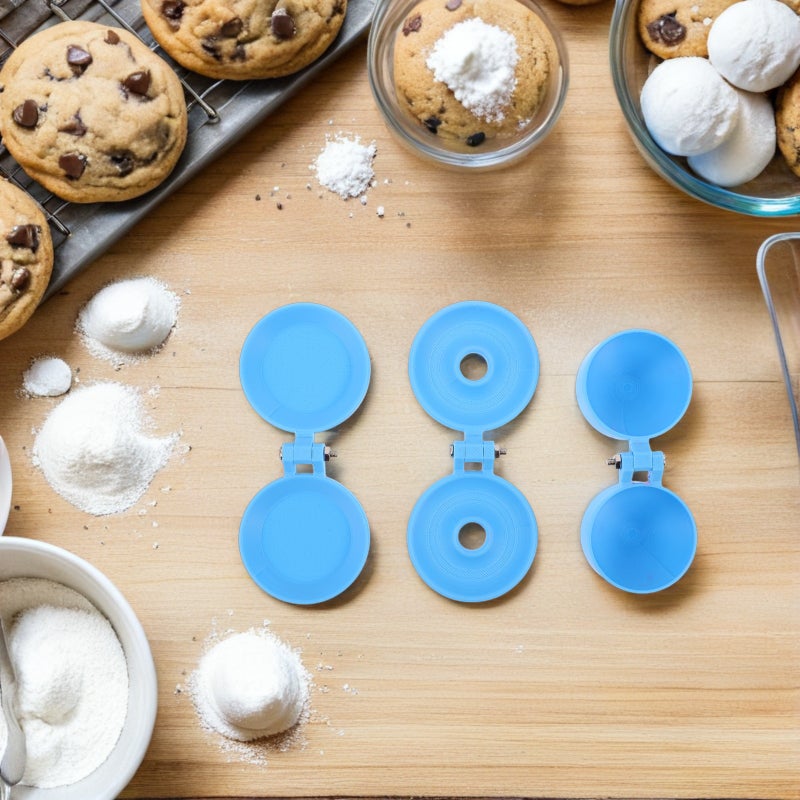 3pcs Donut Molds For Baking - Doughnut Cake And Cookie Mold - Non-Stick Round Baking Pan For Biscuit Chocolate Reusable - Image 2