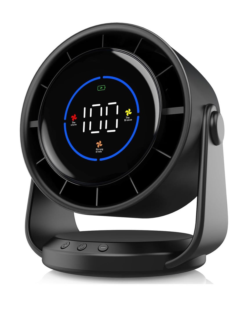 general Adjustable Tilt, 7.5-inch, Rechargeable Battery, Wall-Mouted Design for Home, Office, Travel Dark - Image 1